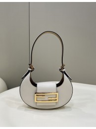 Fendi Cookie White leather mini bag 8BS065A Tl12618hi67