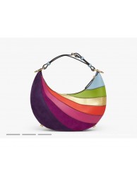 Fendi graphy Small Leather bag with multicolor inlay 8BR798A Rainbow Tl12593SS41