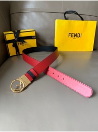 Fendi Leather Belt 34MM 2771 Tl13658Pf97