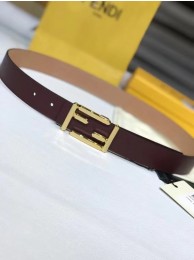 Fendi Leather Belt F2374 30mm Tl13688SS41