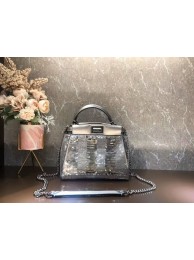 FENDI Mini-bag from the Chinese New Year Limited Capsule Collection Code: 8BN309A silver Tl12855Zr53