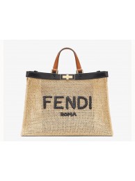 FENDI PEEKABOO ICONIC leather bag 8BN245 Beige Tl12931vm49