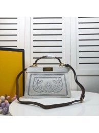 FENDI PEEKABOO ICONIC with white embroidery decoration F6509 Tl12969Hn31