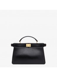 Fendi PEEKABOO ISEEU EAST-WEST Black leather bag 8BN323 Tl13013vN22