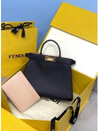 Fendi PEEKABOO ISEEU MEDIUM leather bag 70193 Black Tl12998fo19