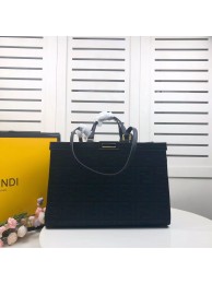 FENDI PEEKABOO X-TOTE canvas bag 8BH374A black Tl12958SS41