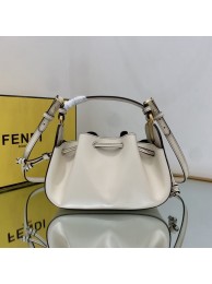 FENDI TOUCH leather bag 8BS059 white Tl12623PC54