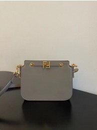 FENDI TOUCH leather bag 8BT349AHK2 gray Tl12697TL77