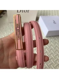 First-class Quality DIOR-ID BELT Raspberry Smooth Calfskin 15 MM B0109UM pink Tl11044xO55