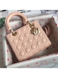 First-class Quality LADY DIOR LAMBSKIN BAG CAL44550 pink Tl9219xO55