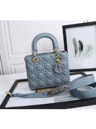 First-class Quality LADY DIOR MY ABCDIOR BAG Cannage Lambskin M0538O light blue Tl8332VJ28