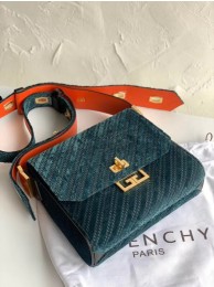 Givenchy Calfskin tote 0172 blue Tl18249VI95