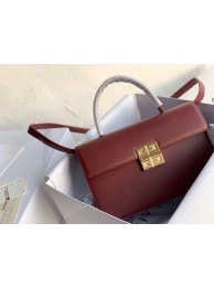 Givenchy Calfskin tote 2020 Burgundy Tl18241DS71