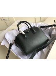 Givenchy Grained Calfskin Small Antigona Bag BB0511 Blackish green Tl18254cf57