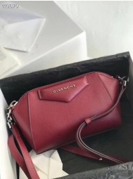 GIVENCHY Original Leather Shoulder Bag 1870 Burgundy Tl18201ea89