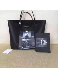 Givenchy Print Large Shopper Bag G6598F Black Tl18284Yo25