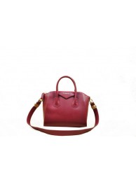 Givenchy Small Antigona Bag Original Leather 1800 Wine Tl18321EW67