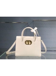 High Quality DIOR LARGE ST HONORE TOTE Grained Calfskin M9306UBAE WHITE Tl8847BH97