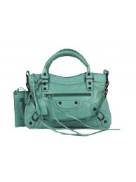 High Quality Imitation Balenciaga Classic Glycine First Bags 084239S Green Tl16241Vu82