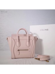 High Quality Imitation CELINE NANO LUGGAGE BAG IN LAMINATED LAMBSKIN 189244-22 Tl4926Vu82