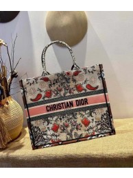 High Quality Imitation DIOR BOOK TOTE Multicolor Embroidery M1286ZR Tl8576Vu82