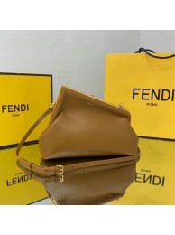 High Quality Imitation FENDI FIRST SMALL leather bag 8BP129A caramel Tl12741wn47