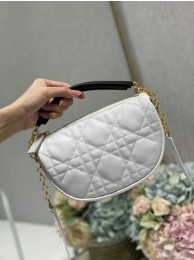 High Quality Replica DIOR Shoulder Bag Cannage Lambskin C0617 white Tl8379aR54