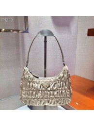 High Quality Replica Prada Nylon and Saffiano leather mini bag 1NE204 apricot Tl6189aR54