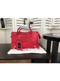 Hot Balenciaga Giant City Gold Studs Handbag B084334 Red Tl16049io40