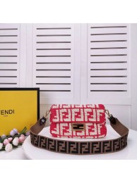 Hot FENDI fabric bag F0904 red Tl13030cT87