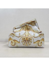 Hot Fendi First Medium Fendace White printed silk bag 8BP127A Tl12616Nm85