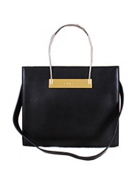 Imitation Balenciaga Cable Shopper S Bag Calfskin B2250 Black Tl16097Oz49