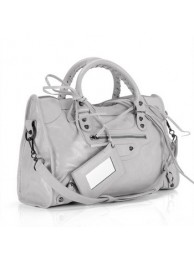 Imitation Balenciaga City Bag 084332 Light Grey Tl16259SU87