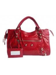 Imitation Balenciaga Lampskin Handbag 084332A Red Tl16195zn33