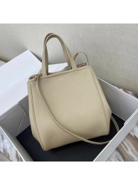 Imitation Celine LARGE SOFT BAG IN SUPPLE GRAINED CALFSKIN 55825 Beige Tl4813RC38