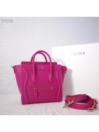 Imitation CELINE NANO LUGGAGE BAG IN LAMINATED LAMBSKIN 189244-23 Tl4925Za30