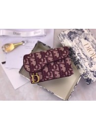 Imitation Cheap DIOR OBLIQUE SADDLE CARD HOLDER M974 Tl9303fV17