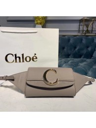 Imitation Chloe Original Leather Belt Bag 3S036 grey Tl17913Xr29