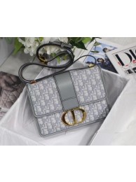 Imitation Dior 30 MONTAIGNE BAG Oblique Jacquard M9203UT Gray Tl8594SU87