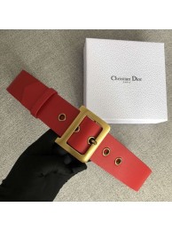 Imitation Dior Wide leather belt with 50 mm D4261 red Tl11085zn33