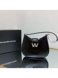 Imitation Fashion Alexander Wang leather bag 1099 black Tl15794kd19