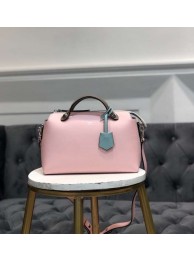 Imitation FENDI BY THE WAY REGULAR Small multicoloured leather Boston bag 8BL1245 pink&brown Tl13147Dl40