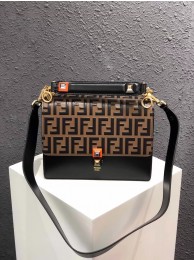 Imitation FENDI Kan I Leather Shoulder Bag 13137 Tl13208RC38