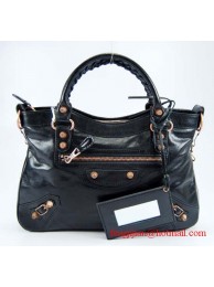 Imitation High Quality Balenciaga Arena City Classic Bag 240557C Black Tl16278HH94