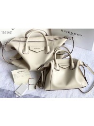 Imitation High Quality GIVENCHY Original Leather Shoulder Bag 63188 Off White Tl18213Bo39