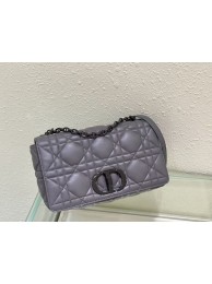 Imitation LARGE DIOR CARO BAG Gradient Cannage Lambskin M9243E gray Tl8460SU34