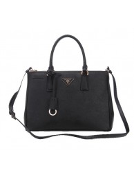 Imitation Prada BN2274 Black Saffiano Calfskin Leather Tote Bag Tl6635SU34