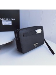 Imitation Prada Saffiano Leather Bag P23698 Black Tl6035QN34