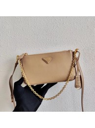 Imitation Prada Saffiano leather mini shoulder bag 2BH171 apricot Tl6105EY79