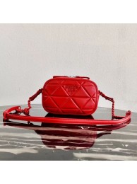 Imitation Prada Spectrum shoulder bag 1BH141 red Tl6273RC38